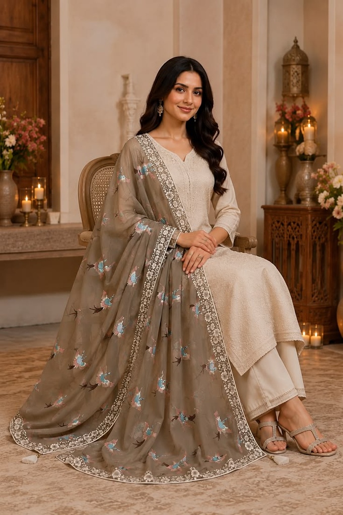 Embroidered Dupatta