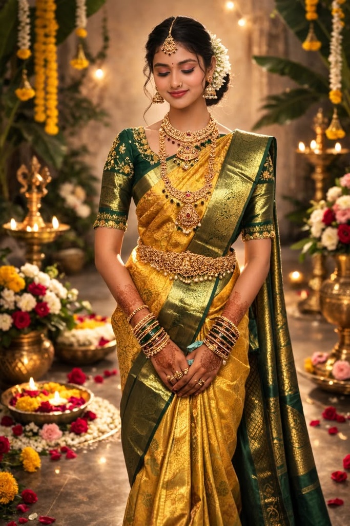 Kanjivaram Bridal Saree